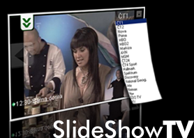 SlideShow TV Gadget -screenshot SlideShow TV Google Gadget Screenshot Funandgames Lifestyle